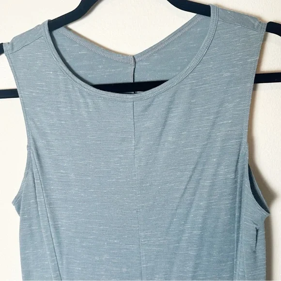 Smartwool Everyday Exploration Merino Wool Hemp Tank Dress Light Blue Medium - Picture 3 of 7
